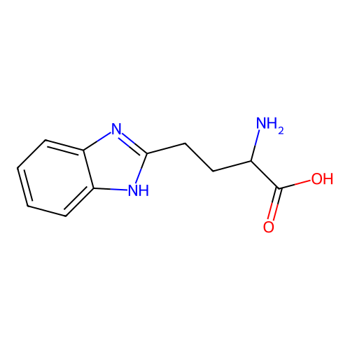 2-Amino-4-(1H-benzoimidazol-2-yl)-butyric acid structure