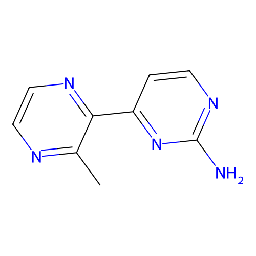 4-(3-Methylpyrazin-2-yl)pyrimidin-2-amine structure
