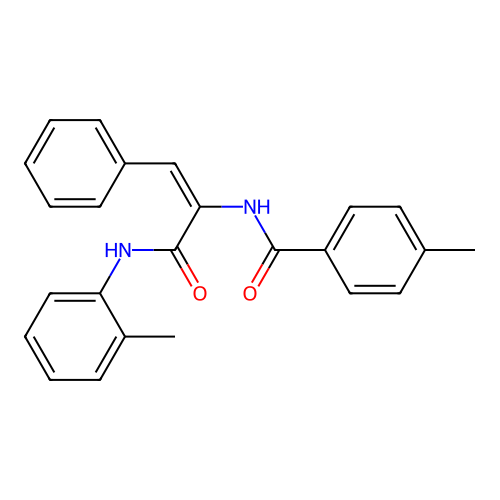 N-(2-Methylphenyl)-2-[(4-methylphenyl)formamido]-3-phenylprop-2-enamide structure