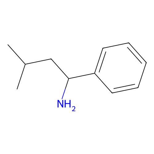 3-Methyl-1-phenylbutan-1-amine structure