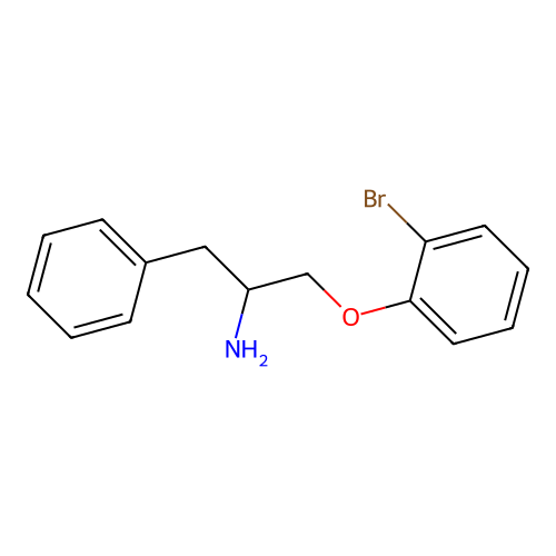 1-(2-Bromophenoxy)-3-phenylpropan-2-amine structure