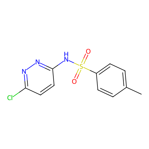 N-(6-chloropyridazin-3-yl)-4-methylbenzenesulfonamide structure