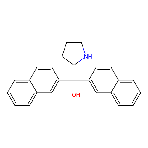 Dinaphthalen-2-yl(pyrrolidin-2-yl)methanol structure