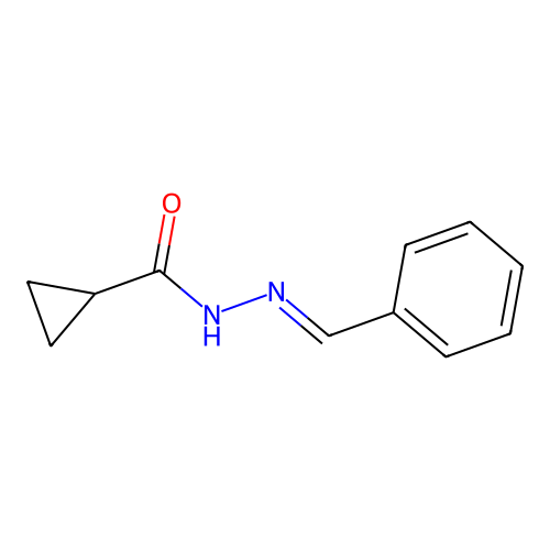 N-(亚苄基氨基)环丙烷甲酰胺 structure