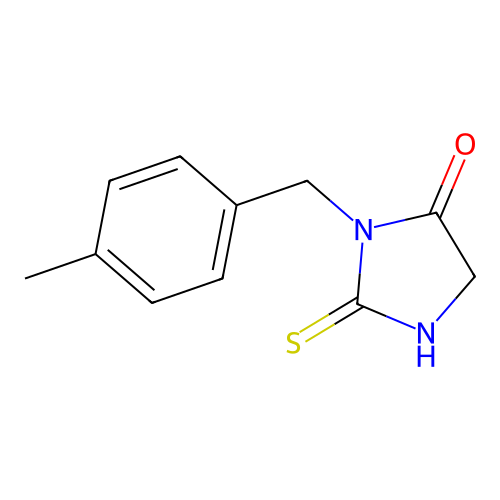 3-(4-Methylbenzyl)-2-thioxoimidazolidin-4-one structure