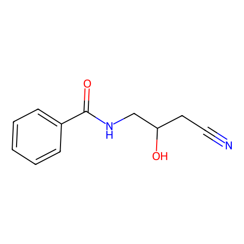 N-(3-氰基-2-羟丙基)苯甲酰胺 structure