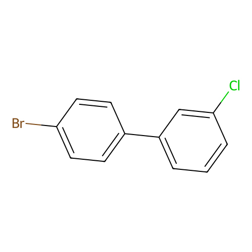 4-Bromo-3'-chloro-1,1'-biphenyl structure