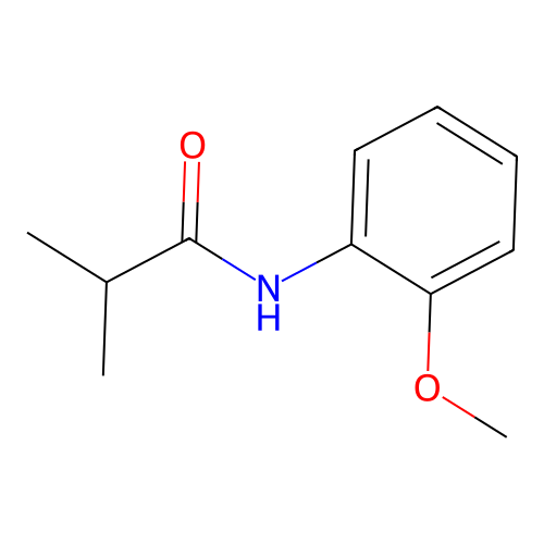 N-(2-甲氧基苯基)-2-甲基丙酰胺 structure