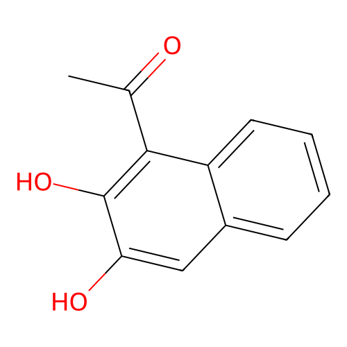 1-(2,3-Dihydroxynaphthalen-1-yl)ethanone structure