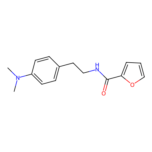 N-(4-(dimethylamino)phenethyl)furan-2-carboxamide structure