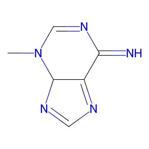 3-Methyl-3H-purin-6(4H)-imine structure