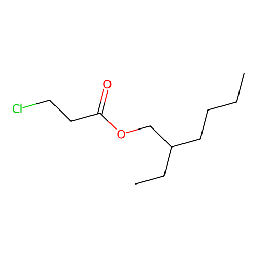 2-Ethylhexyl 3-chloropropanoate structure