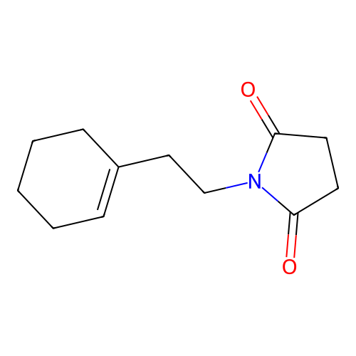 2,5-Pyrrolidinedione, 1-[2-(1-cyclohexen-1-yl)ethyl]- structure