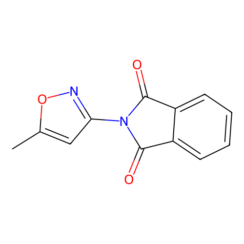 2-(5-Methylisoxazol-3-yl)isoindoline-1,3-dione structure