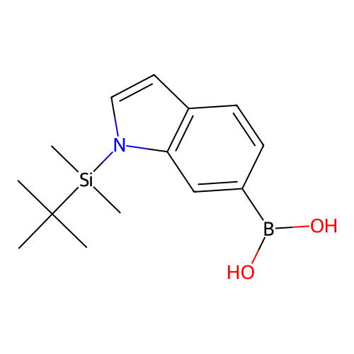 1-(tert-Butyldimethylsilyl)indole-6-boronic acid structure