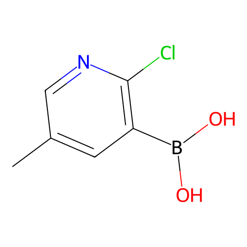 2-Chloro-5-methylpyridine-3-boronic acid structure