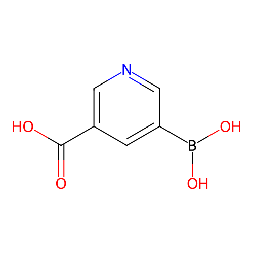 5-Carboxypyridine-3-boronic acid structure