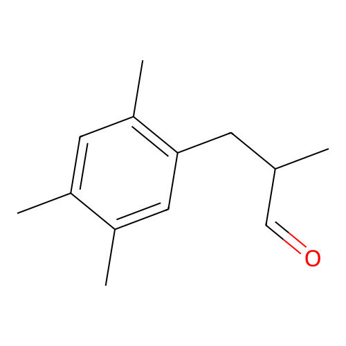 2-Methyl-3-(2,4,5-trimethylphenyl)propanal structure