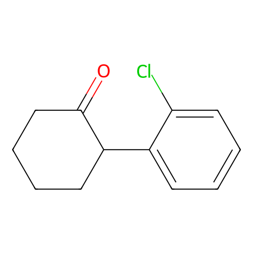 2-(2-Chlorophenyl)cyclohexan-1-one structure