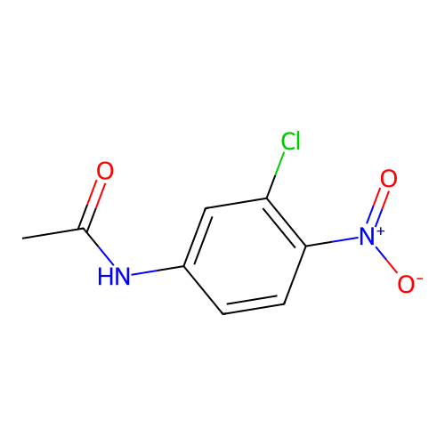 N-(3-氯-4-硝基苯基)乙酰胺 structure