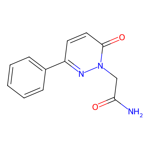 2-(6-Oxo-3-phenylpyridazin-1-yl)acetamide structure