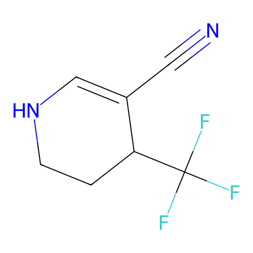 4-(Trifluoromethyl)-1,4,5,6-tetrahydropyridine-3-carbonitrile structure