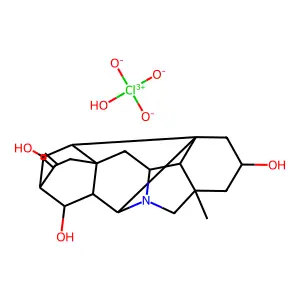 Hetisine perchlorate structure