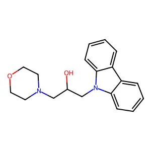 1-(9H-Carbazol-9-yl)-3-(morpholin-4-yl)propan-2-ol structure