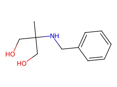 2-(Benzylamino)-2-methylpropane-1,3-diol structure
