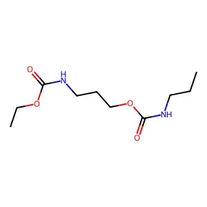 Carbamic acid, (3-hydroxypropyl)-, ethyl ester, propylcarbamate structure