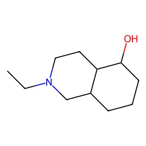 5-Isoquinolinol, decahydro-2-ethyl-, cis- structure