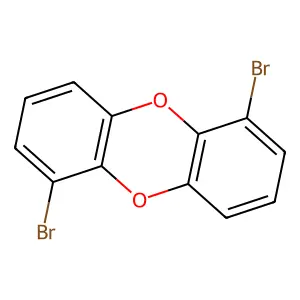1,6-Dibromodibenzo-P-dioxin structure