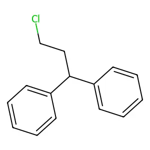 1,1-Diphenyl-3-chloropropane structure