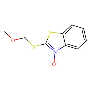 ((甲氧基甲基)硫代)苯并噻唑3-氧化物 structure