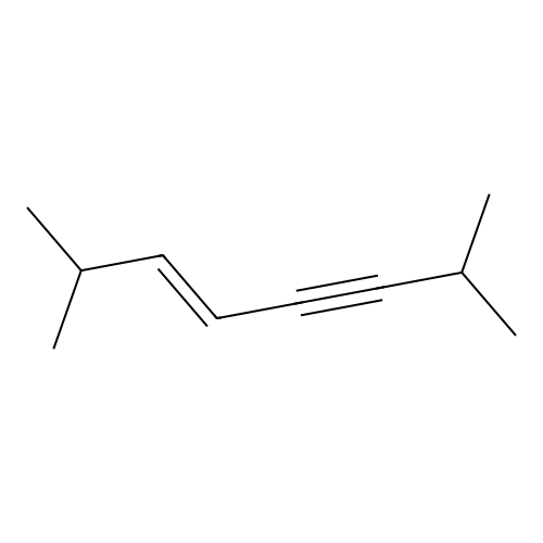 2,7-Dimethyloct-3-en-5-yne structure