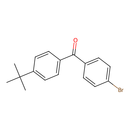 4-Bromo-4'-tert-butylbenzophenone structure