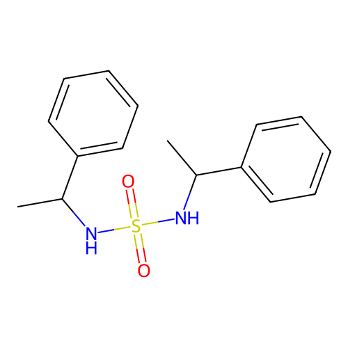 1-phenyl-N-(1-phenylethylsulfamoyl)ethanamine structure
