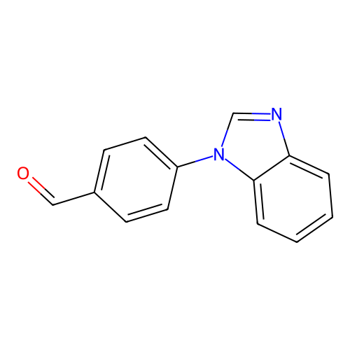 4-(1H-1,3-benzodiazol-1-yl)benzaldehyde structure