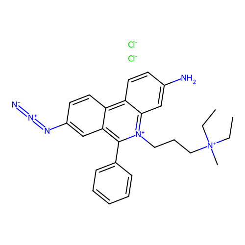 Monoazidopropidium structure