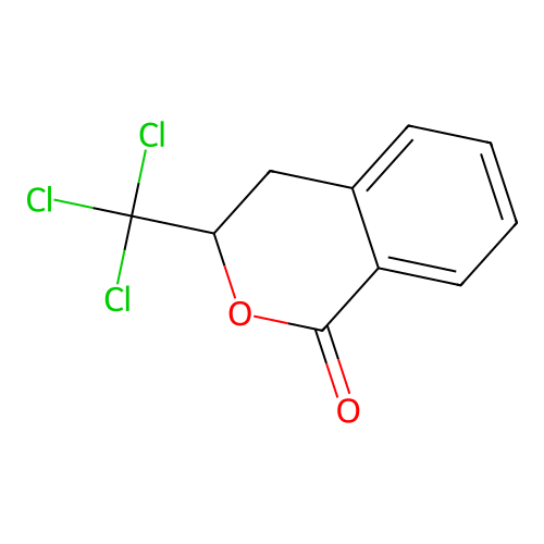 3-(Trichloromethyl)-3,4-dihydroisochromen-1-one structure