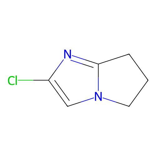 2-chloro-6,7-dihydro-5H-pyrrolo[1,2-a]imidazole structure