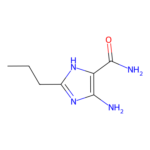 4-Amino-2-propyl-1h-imidazole-5-carboxamide structure