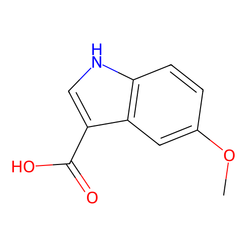5-Methoxy-1H-indole-3-carboxylic acid structure
