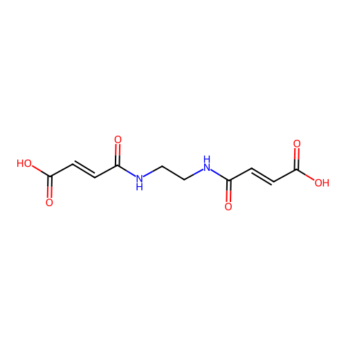 3-[2-(3-Carboxyprop-2-enoylamino)ethylcarbamoyl]prop-2-enoic acid structure