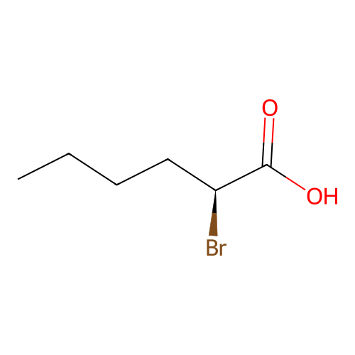 2-Bromohexanoic acid, (S)- structure