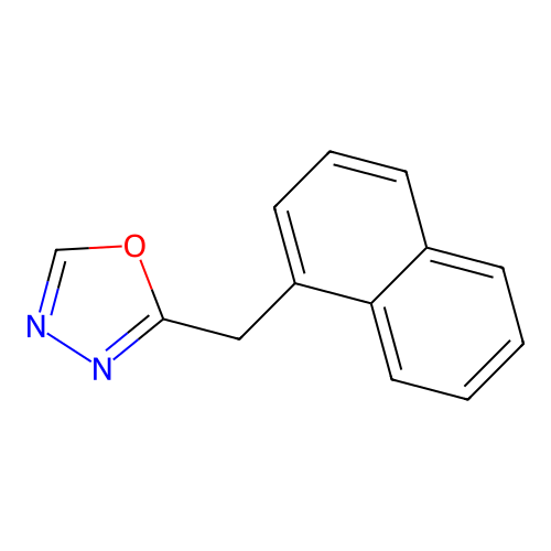 2-(Naphthalen-1-ylmethyl)-1,3,4-oxadiazole structure