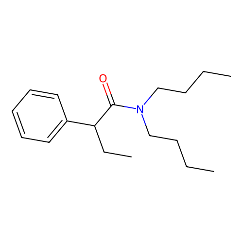 N,N-dibutyl-2-phenylbutanamide structure
