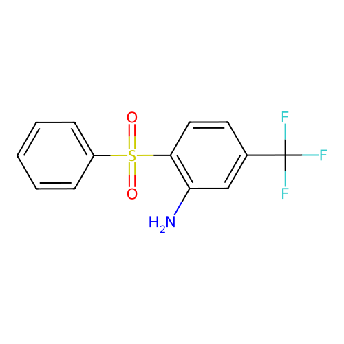 2-(Phenylsulfonyl)-5-(trifluoromethyl)aniline structure