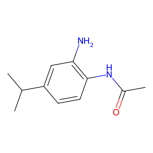 N-(2-氨基-4-异丙基苯基)乙酰胺 structure