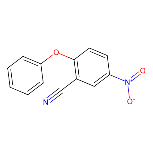 5-硝基-2-苯氧基苯甲腈 structure